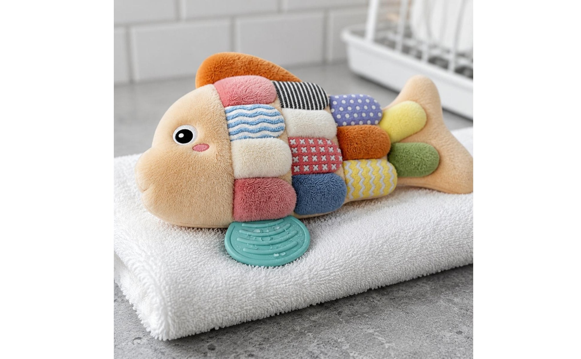 Sensory Aquatic Creature Toy Safe Gnaw Baby Teether Toy Complimentary