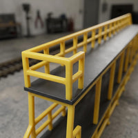 N scale Railway System Repair Stand Scene Accessory Train Inspection Ladder Detailed Parts Railway Scenery for Diorama