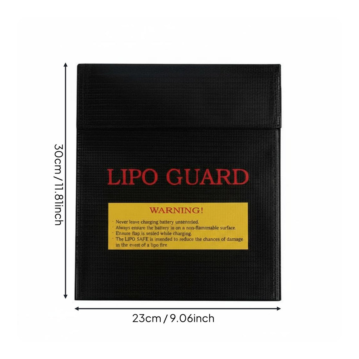 2 Pieces Explosionproof Battery Pouch Heat Resistant Fireproof Lipo Bag