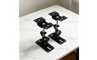 2 Pieces Adjustable Speaker Wall Mount 360° Rotation Swivel Ceiling Speaker Hanger Easy Installation for Professionals