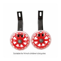 2 Pieces Children's Bike Auxiliary Wheels Non-Slip Kids Bike Training Wheels