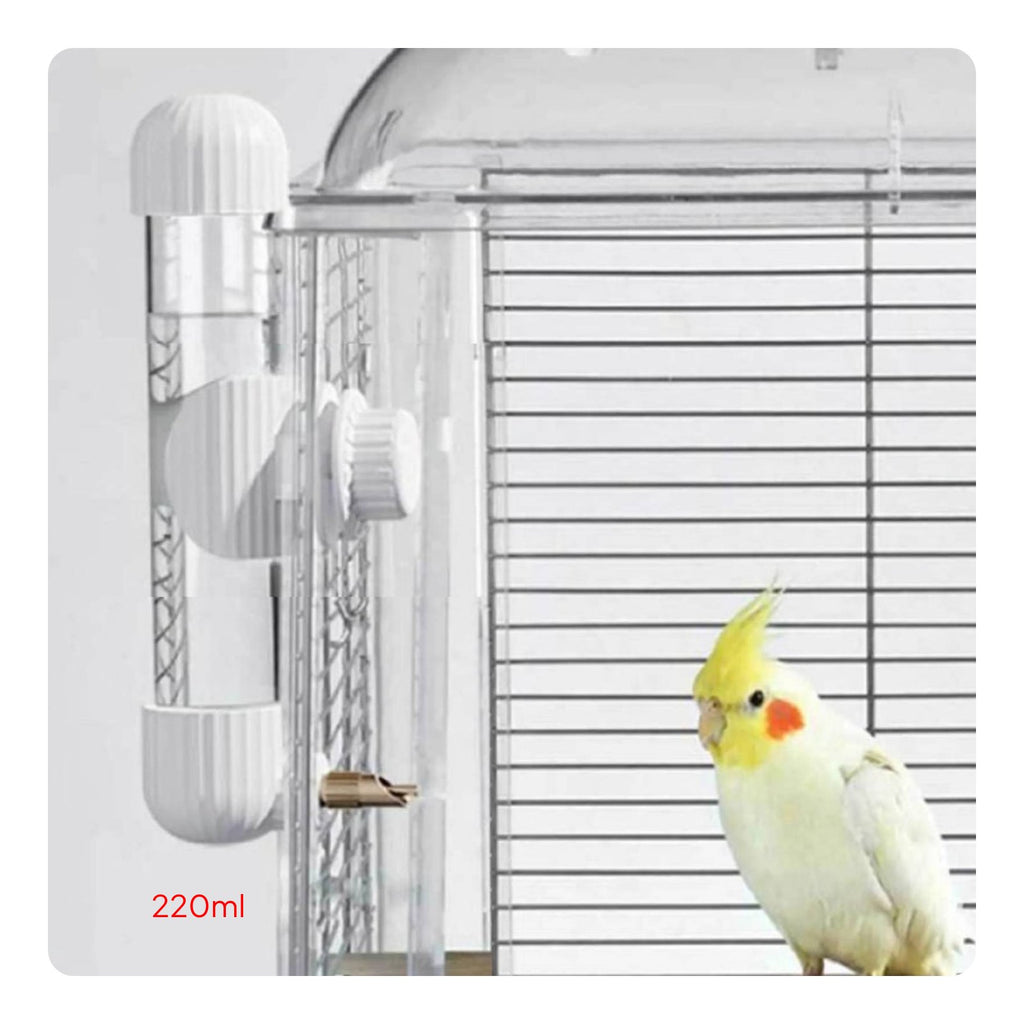 Parrot Water Dispenser Leak-Resistant Automatic Bird Waterer Simple Top-Fill-Fill Pet Supplies for Aviary