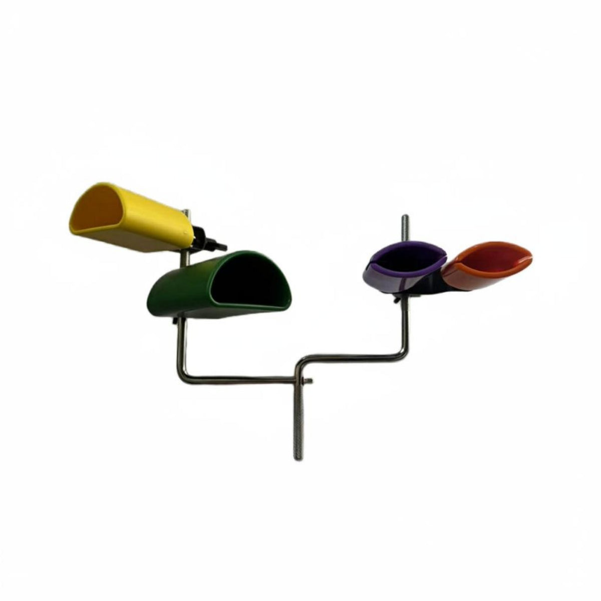 Cowbell Stand Set Lively Rhythmic Percussion Instrument for Band Practice