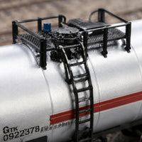 Model Tanker Car Metal Construction Scale Train Tanker Printed Markings
