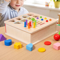 Educational Sorting Box Smooth Finish Token Insertion Toy Sensory Play