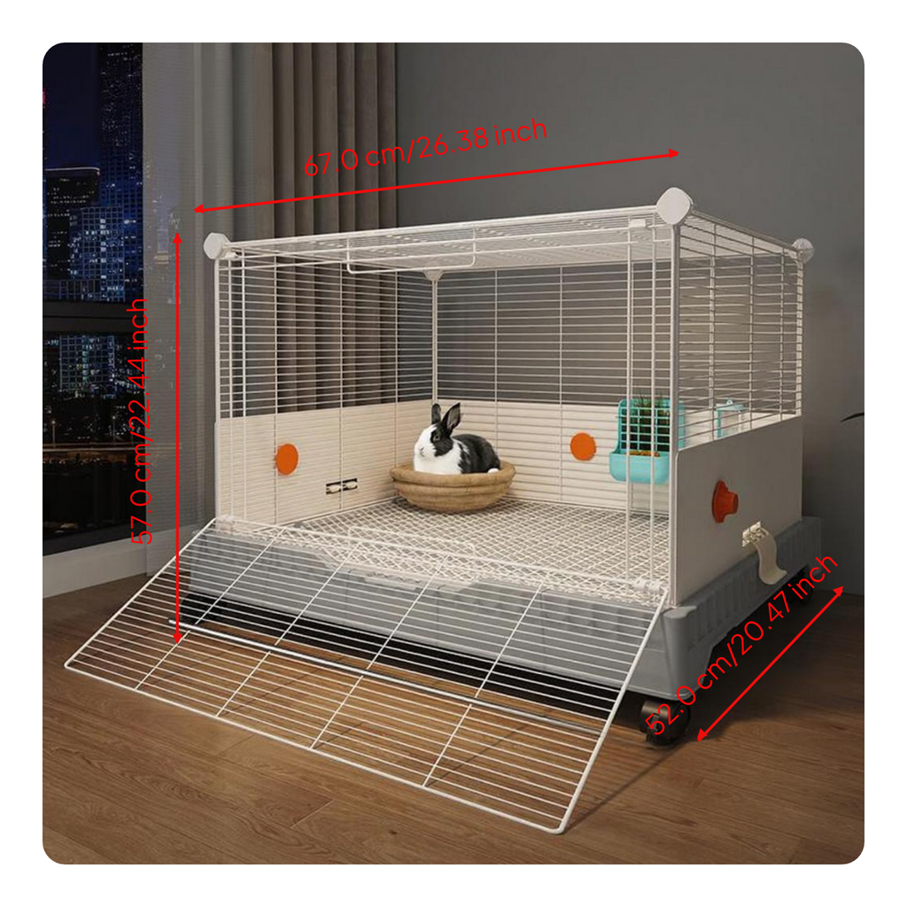 Leakproof large hare hutch