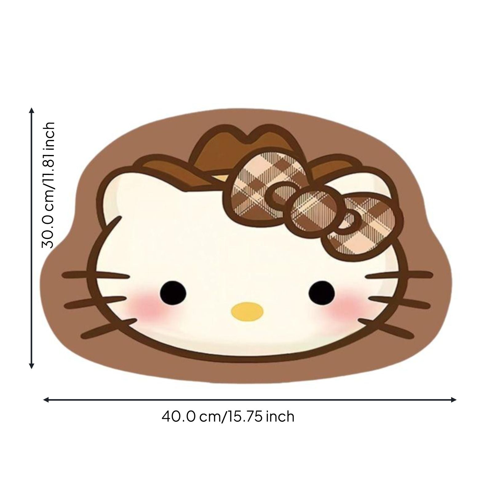 Waterproof Non-Slip Cat Feeding Mat, Easy Clean, Cartoon