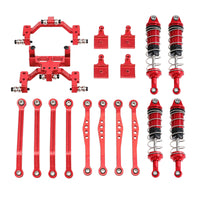 RC Car Shock Absorb Set Stable Performance RC Car Damping System Linkage Kit Aluminum Alloy Hobby Parts