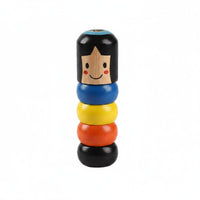 Unstoppable Wooden Doll Fun to Hit Enchanting Wooden Man Toy Stress Relief