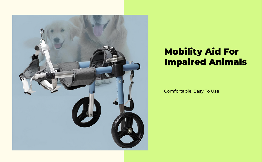 Adjustable hind leg dog cart, sturdy