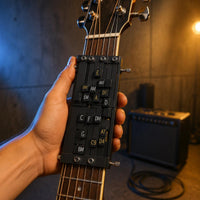 Adjustable Guitar Chord Helper Portable Clamp-on Guitar Chord Tool Compact