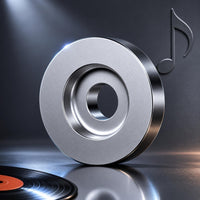 45 RPM Adapter Machined Metal Audio Accessory Round Circle