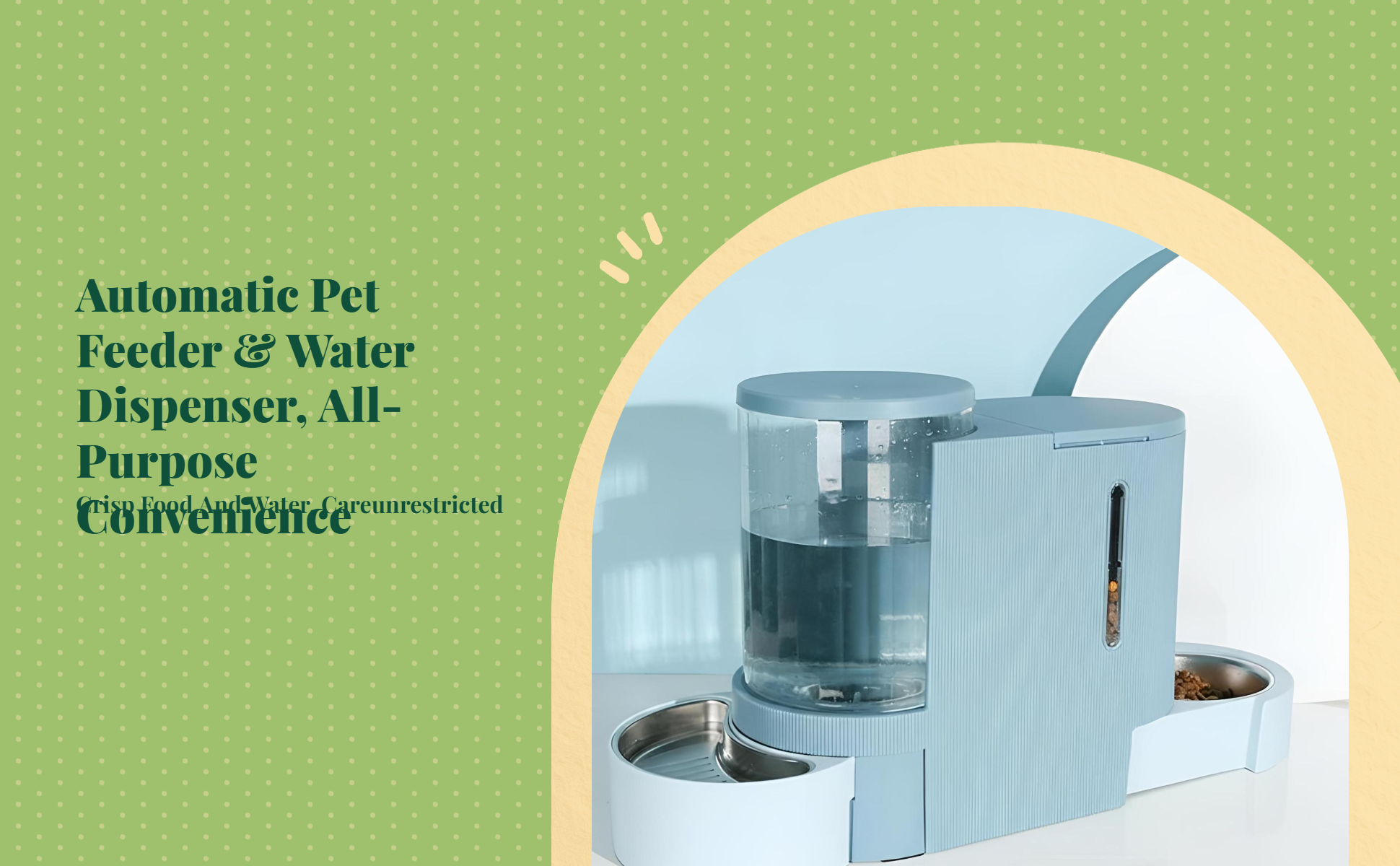 Automatic pet feeder with timer