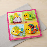 Wooden Creature Game Board Cognitive Training Young Child Cognition Board