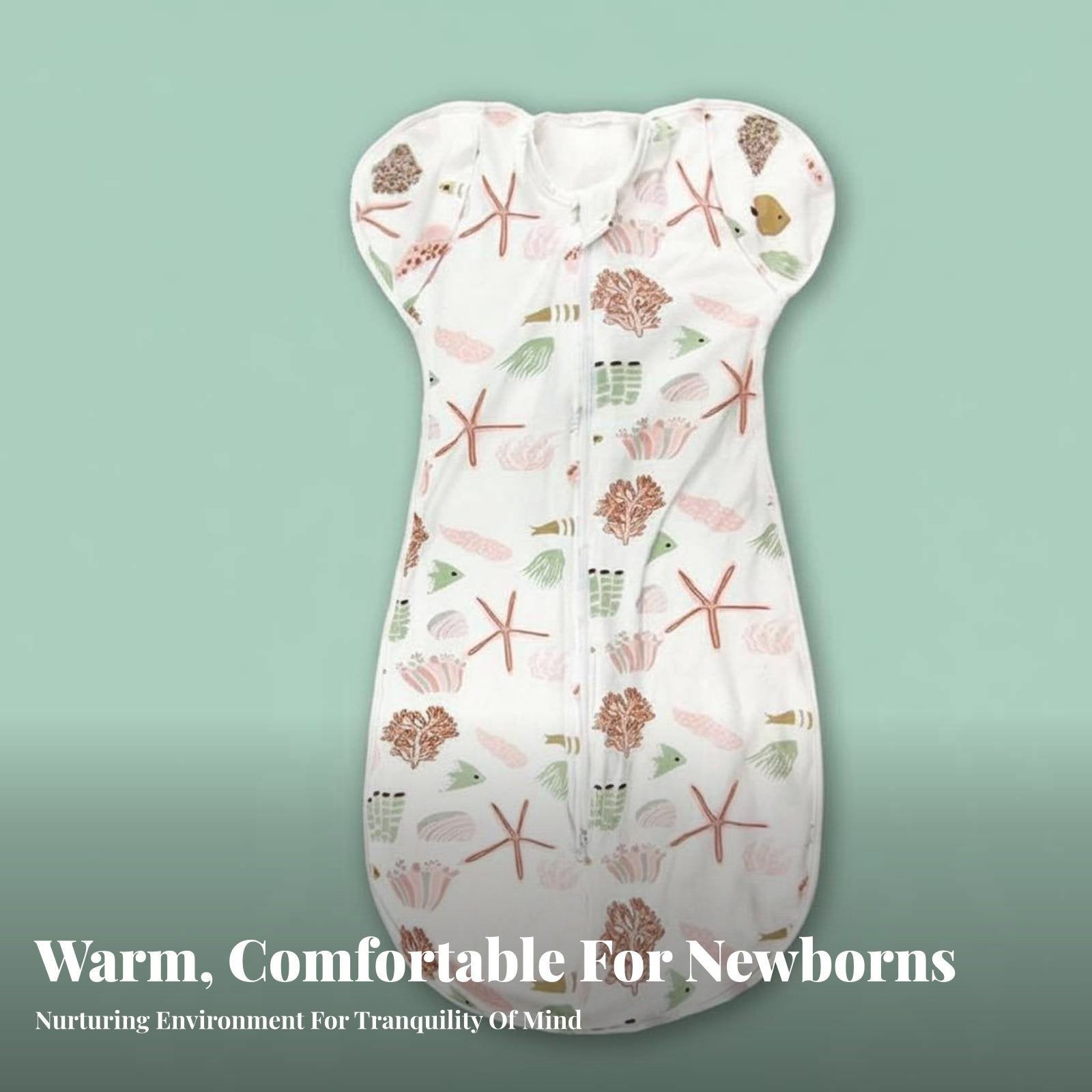 hands-ups-up fasten-and-wrap snug-fitting sleeping bag Soft and Stretchy for rest Time, Newborns