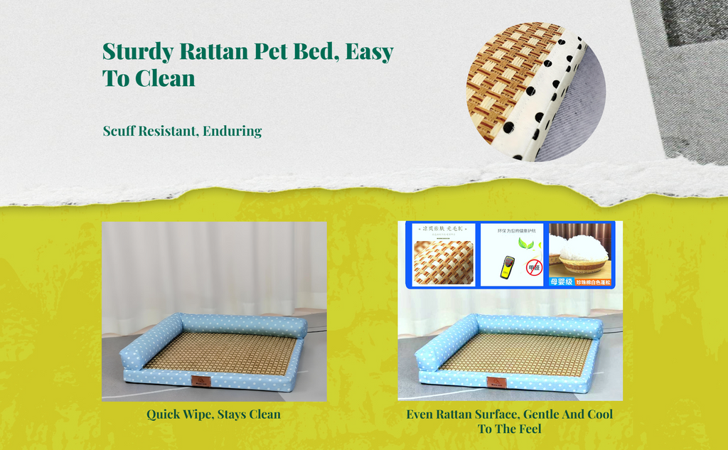 Cooling Dog Bed, cleanable Pet Cooling Mat, Comfortable Cat Sleeping Haven, Summer Rectangular Pet Bed for Dogs and felines, Easy to Clean, average Size