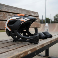 Children's Full Coverage Face Helmet Expanded Polystyrene Foam Shell Children Bike Helmet Breathable Protection for Skateboarding