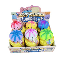 12 Pieces Cartoon Face Squeezable Display Box Cute Dumpling