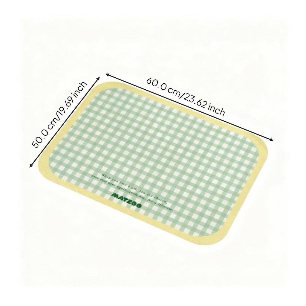 Pet Feeding Mat, Waterproof Placemat, Raised Border, Easy to Clean, Non-Slip, Cat and Dog Bowl Mat