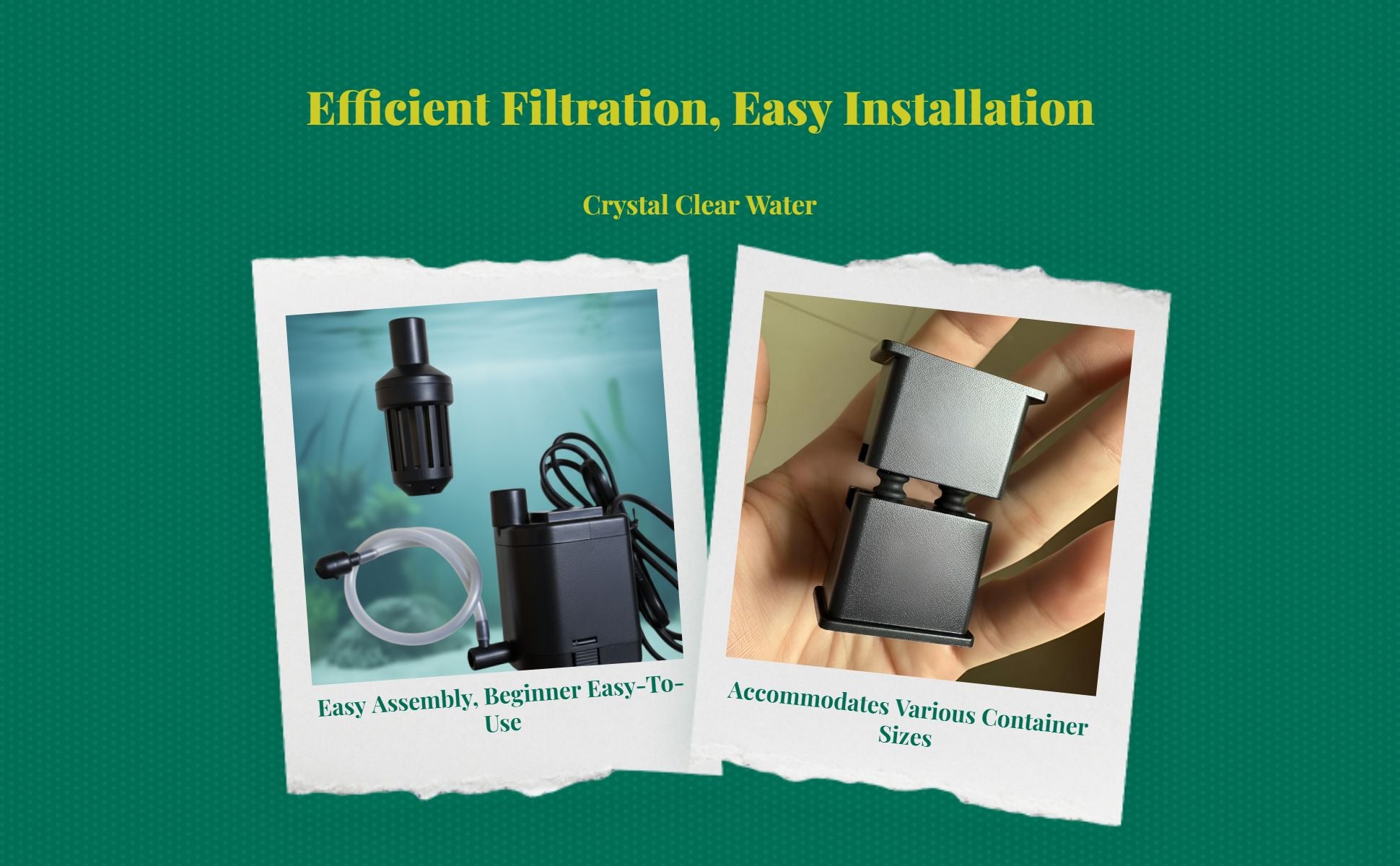 SubFlow-990/991/992/993 immersible aquatic pump, triple-function strainer, extremely quiet, suitable for fish containers, aquatic habitats, circulation, and oxygenation