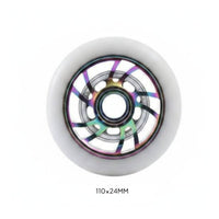 110 Mm Scooter Wheel Lightweight Sports Gear Long-Lasting