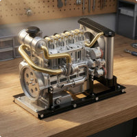 Engine Model Metal Science Toy Miniature