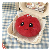 6 Pieces Cute Bun Keychain Bag Decoration Fashion Accessory Easy Attachment