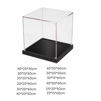 Acrylic Display Box Stackable Design Clear Collectible Container Glue-No-Cost