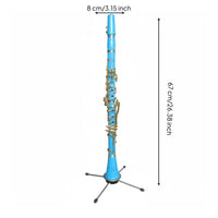 B-Flat Clarinet With Carrying Case B-Flat Clarinet Nickel-Plated Keys