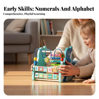 Early Math Skills Bead Toy Number Recognition Wooden Bead