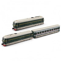 3 Pieces Alloy Train Model Openable Doors Electric Toy Train Printed Side Panels