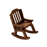 Dollhouse Rocking Chair Lightweight 1:12 Scale Rocking Chair Realistic Look Miniature Furniture for Scene Photography