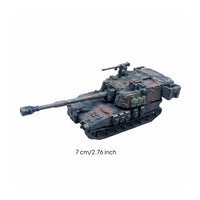 M109A6 Model Miniature 1/144 Scale Battlefield Support Vehicle Model Detailed Reproduction Collectible for Shelf