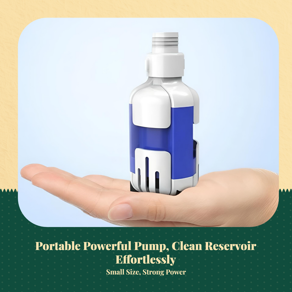 Quiet adjustable aquarium pump