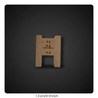 Piano Black Key Height Block Easy to Use Black Key Measuring Block