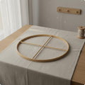 Hanging Bamboo Cross Frame Sturdy Bamboo Crib Hanger Frame Lightweight Decor for Parents, Infants