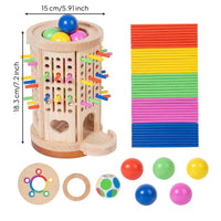 Wooden Balance-Stick Game Interactive Educational Balance Game Tabletop