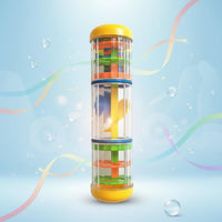 Rain Instrument Musical Enlightenment Rain Colorful Design Rainmaker Toy for Kids