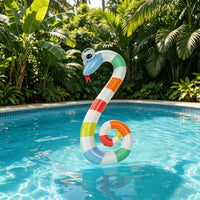 Inflatable Snake Buoy Thick PVC Water Toy Long-Lasting Vinyl for Children