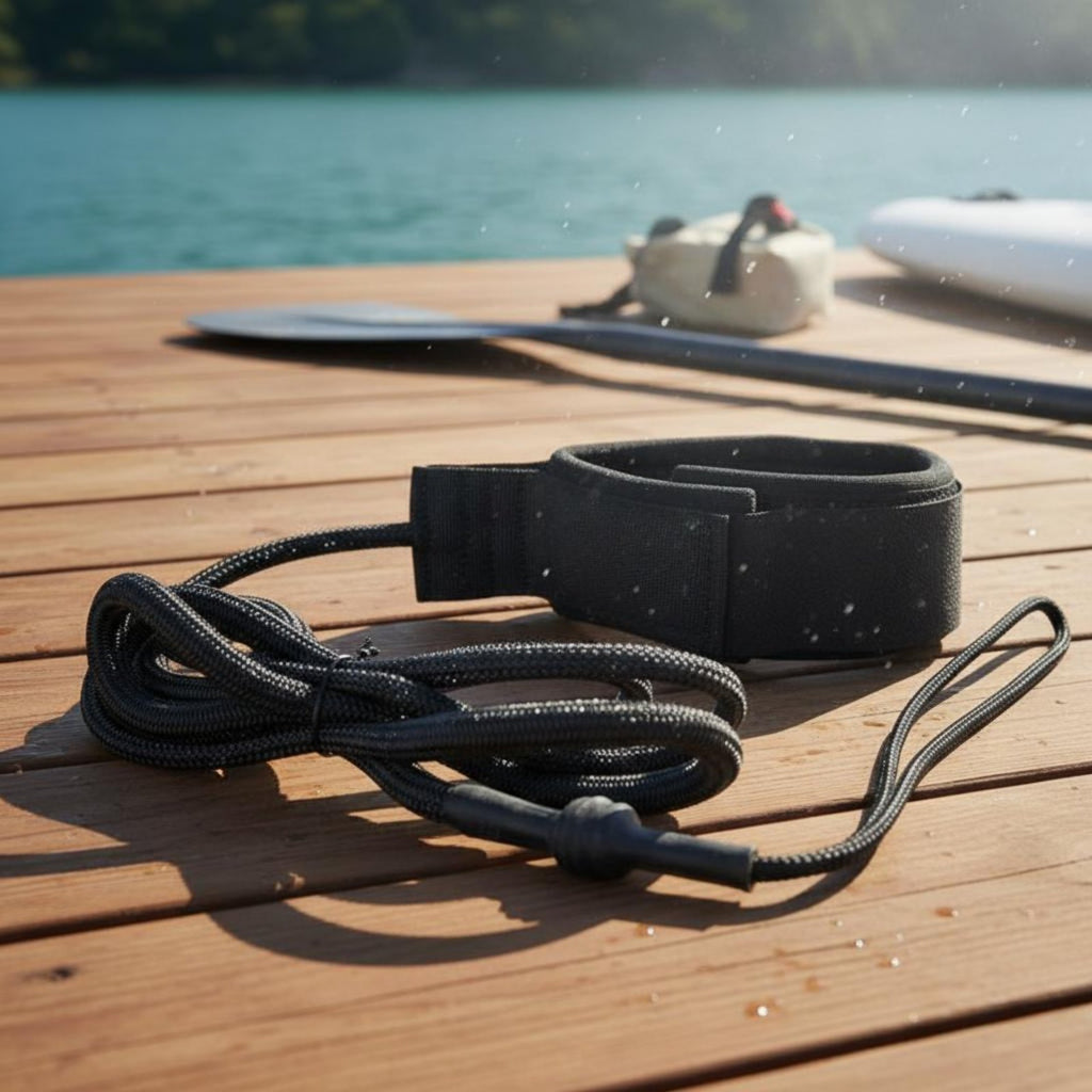 Stand up Paddle Board Leg Rope Stretchable Coiled Board Cord Lightweight