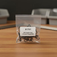 12 Pieces HO Scale Train Coupler Universal Fit Screw Mount Train Coupler