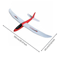 Expanded Polypropylene Foam Flyer DIY Friendly Hand Throw Airplane Educational Playing Foam Flyer Plane for Kids, Outdoor, Park