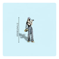1:64 Photographer Figurine 3D Color Printed 1/64 Scale Figurine High Precision