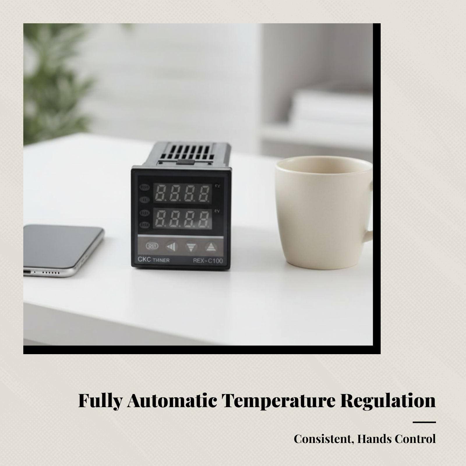 REX-C100 Digital Thermostat, Intelligent Temperature Controller, Commercial Embedded