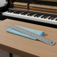 Piano Key Leveling Ruler Sturdy Metal Build Key Level Stick Wear-Resistant