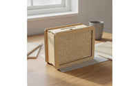 Wooden coin Saving Box Wood Construction Savings Chart Box Financial Literacy Tool Home Ornament for Kids, Adults