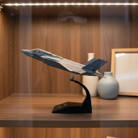 F-35B Fighter Jet Model No Assembly Low-Observable Fighter Model Collectible Toy Vehicle for Collectors, Cabinet