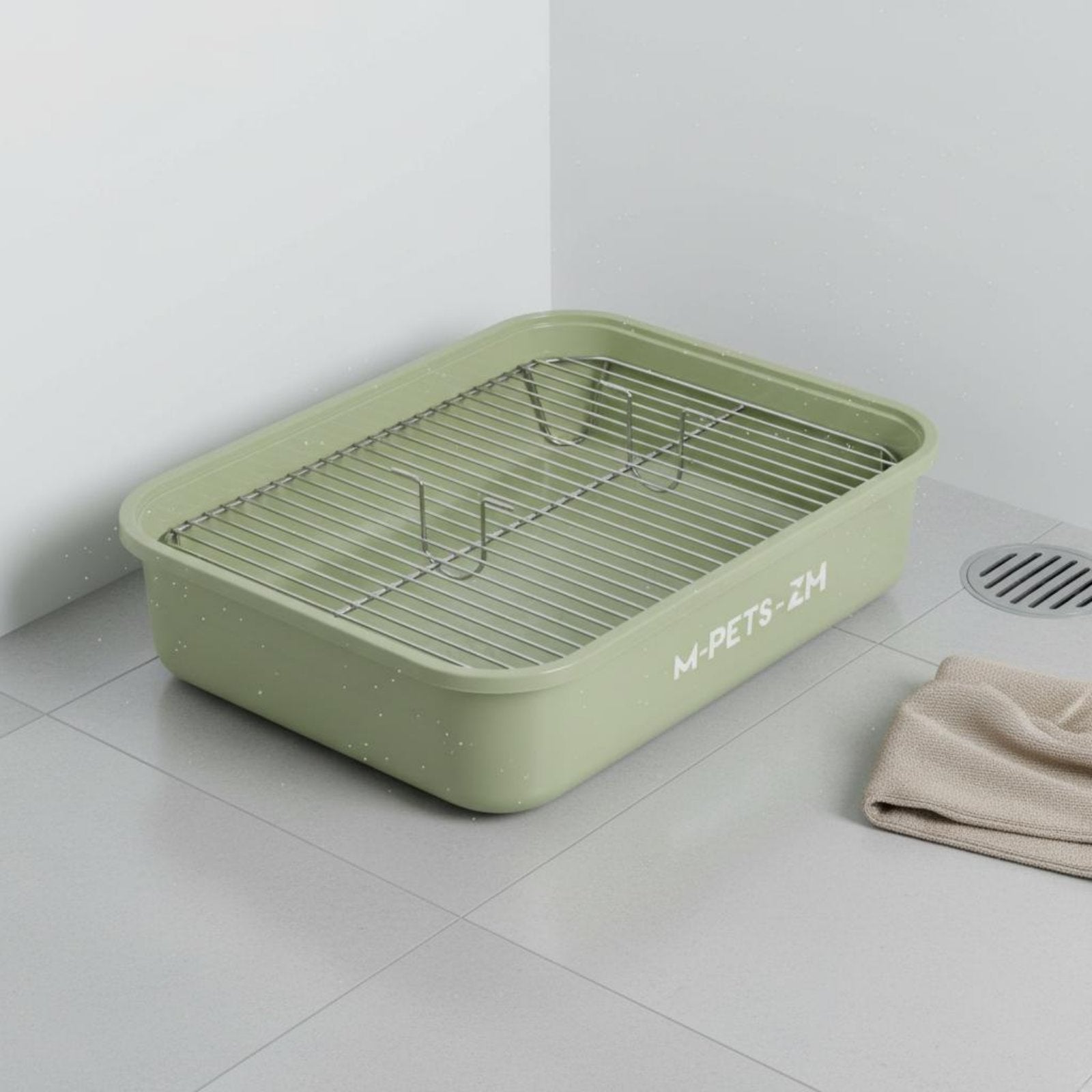 Dog Toilet with Grate Easy to Hygienic Pet Accessory Long-Lasting for Small Dogs