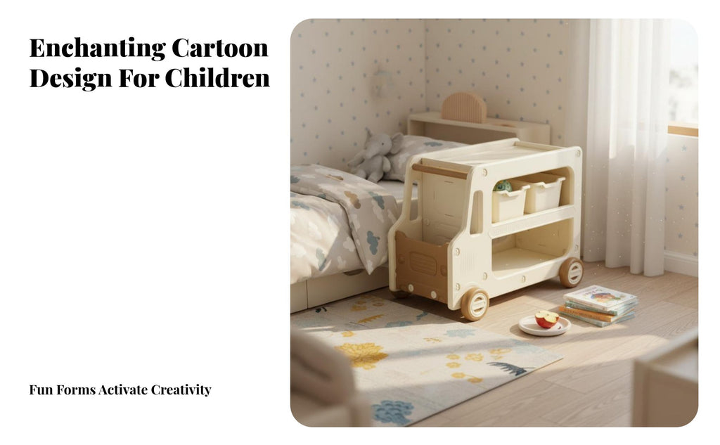 Rolling Changing Table Multi-Functional Storage Trolley Mobile with Wheels