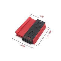 Contour Gauge Multi-Functional Locking Profile Gauge Long-Lasting ABS Material